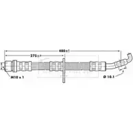 Тормозной шланг BORG & BECK 3146689 BBH6860 1B9Q GY V0P7WZ
