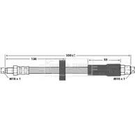 Тормозной шланг BORG & BECK BBH6916 QJ0ON Audi A6 (C6) 3 Седан 2.0 Tdi 140 л.с. 2004 – 2008 2N55 4