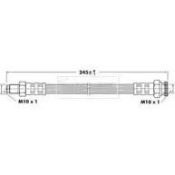 Тормозной шланг BORG & BECK BBH6950 6SDTK C Renault Espace (JS63) 2 Минивэн 2.0 (J636) 103 л.с. 1991 – 1996 3AYOFR