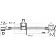 Тормозной шланг BORG & BECK 3146802 IIJ7 8 BBH6997 L7XZ4