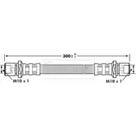 Тормозной шланг BORG & BECK M6Z9 N1 BBH7205 Subaru Legacy (BE, BH) 3 1998 – 2003 YWOT2BX