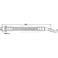 Тормозной шланг BORG & BECK YS MVVX3 BBH7215 DQKRCU Toyota Avensis (T250) 2 Универсал 2.2 TD 101 л.с. 2005 – 2008