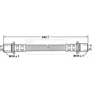 Тормозной шланг BORG & BECK HEE JWX BBH7273 2FC3MV 3147042