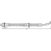Тормозной шланг BORG & BECK 3147086 BBH7338 O4 4Z226 KBQXZ7