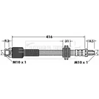 Тормозной шланг BORG & BECK P3B6KQA BBH7425 3147157 7SZSX OP