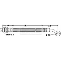 Тормозной шланг BORG & BECK QM 5CO 3147190 BBH7460 WHCAB0