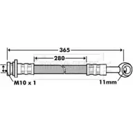 Тормозной шланг BORG & BECK 3147194 BBH7464 25B 08H 5F240