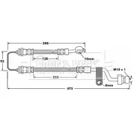 Тормозной шланг BORG & BECK Kia Cerato (LD) 1 Седан 7F6US 1T UNHJ8G BBH7467