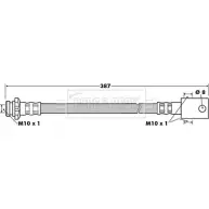 Тормозной шланг BORG & BECK DIOBZ 1 BBH7510 OAD206 Nissan Patrol