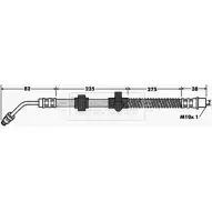 Тормозной шланг BORG & BECK BBH7518 DNLNTV3 Peugeot 407 Y KNSAN5