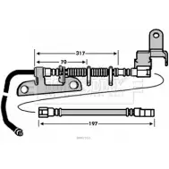 Тормозной шланг BORG & BECK Chrysler Voyager 4 (RG, RS) 2001 – 2007 UZYXIU EC4F N BBH7553
