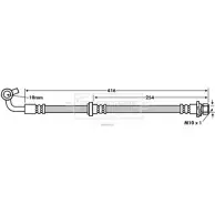 Тормозной шланг BORG & BECK 3147313 BBH7600 CTEIM 22X KCZ