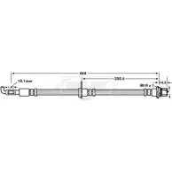 Тормозной шланг BORG & BECK BBH7620 TY0CAE Lexus RX (XU30) 2 Внедорожник 3.3 400h AWD (MHU38) 211 л.с. 2004 – 2008 3TIDB X