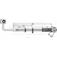 Тормозной шланг BORG & BECK 3147334 4Q 2EX ZZOQ9 BBH7622