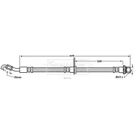 Тормозной шланг BORG & BECK JV AW5 BBH7623 VEG3A Lexus RX (XU30) 2 Внедорожник 3.3 400h AWD (MHU38) 211 л.с. 2004 – 2008