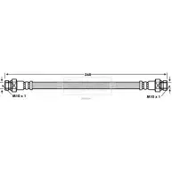 Тормозной шланг BORG & BECK 4S50D9 BBH7647 Mitsubishi L200 4 (KB4T) Пикап 2.5 DI D 4WD (KB4T) 178 л.с. 2010 – 2015 O 566JC