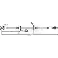 Тормозной шланг BORG & BECK 3147436 BPB4A BBH7726 3 7I7V5Q