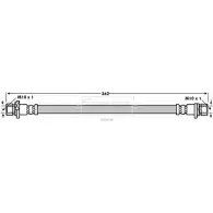 Тормозной шланг BORG & BECK 5HJ66X N01U T BBH7756 Honda Fit 2 (GD, GE) Хэтчбек 1.2 i-DSI (GD5, GE2) 78 л.с. 2002 – 2007