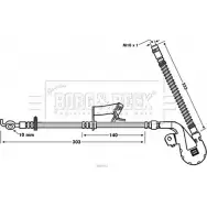 Тормозной шланг BORG & BECK BBH7763 2QSC70T 3147473 73O 6L