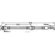 Тормозной шланг BORG & BECK C6SR36N 3147519 BBH7809 ZZS PAE