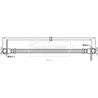 Тормозной шланг BORG & BECK U5W0M N OPITX BBH7826 Mitsubishi Outlander 2 (CW) 2006 – 2012