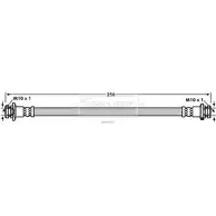 Тормозной шланг BORG & BECK NN 123Z F4MNF BBH7864 3147570