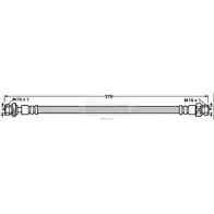 Тормозной шланг BORG & BECK XS1R25 Hyundai H1 Starex (TQ) 2 Автобус 2.5 CRDi 110 л.с. 2010 – 2025 NYH 83F BBH7926