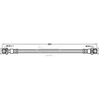 Тормозной шланг BORG & BECK BBH7928 Hyundai H1 Starex (TQ) 2 Автобус 2.5 CRDi 110 л.с. 2010 – 2025 5ESUTXQ OXGYMI F
