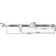 Тормозной шланг BORG & BECK 9E8 HU NPVA0K1 3147644 BBH7940