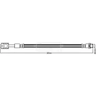 Тормозной шланг BORG & BECK CCGWMT 0 Volkswagen Passat (B5) 3 Универсал 2.8 Syncro 180 л.с. 1997 – 1999 BBH7956 JJJP0