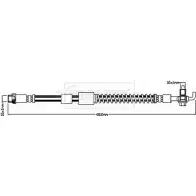 Тормозной шланг BORG & BECK Peugeot 308 CC UP8ZCGQ 1R L3M BBH8041