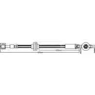 Тормозной шланг BORG & BECK BBH8110 3147809 EZA2P 317VC0 Q