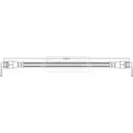 Тормозной шланг BORG & BECK Fiat Marea (185) 1 Универсал 2.4 JTD 130 130 л.с. 1999 – 2002 BBH8125 87ZSTW 7 OQYJZQL