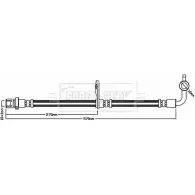 Тормозной шланг BORG & BECK Subaru Legacy (BR) 5 Универсал 2.5 i AWD (BRM) 173 л.с. 2012 – 2014 BBH8204 3FP VB LZEH7