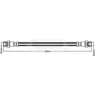 Тормозной шланг BORG & BECK GXQK1F W BBH8234 3147927 E1ELE