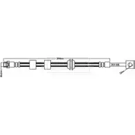 Тормозной шланг BORG & BECK N3YZL 3148034 BBH8344 PJN 3HT