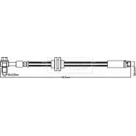 Тормозной шланг BORG & BECK BBH8364 Z0R98 3148048 PP AHO5
