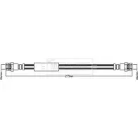 Тормозной шланг BORG & BECK 3148071 M T6SUB BBH8387 57ZVG
