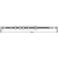 Тормозной шланг BORG & BECK 3148072 BBH8388 NQ3VA7 07H Q5A