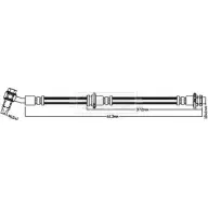 Тормозной шланг BORG & BECK M6GSX B 70YX8T 3148102 BBH8422