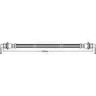 Тормозной шланг BORG & BECK H37WEJ9 BBH8433 FQ E3DZ 3148112