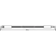 Тормозной шланг BORG & BECK BBH8434 3148113 WNM1O V ANPL