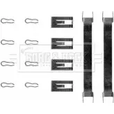 Ремкомплект тормозных колодок BORG & BECK 3148755 BBK1048 7WVJ4Q ZI7LP X