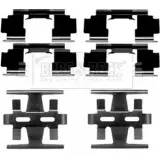Ремкомплект тормозных колодок BORG & BECK 3148763 TLAOV BBK1056 WRW 63