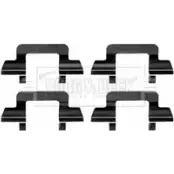 Ремкомплект тормозных колодок BORG & BECK Citroen C3 1 (FC, PF1) 2002 – 2009 MA3GE6 4 BBK1221 9IRQAM