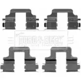 Ремкомплект тормозных колодок BORG & BECK Ford S-Max 9 K05HV0 BBK1224 1CKVSP