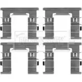 Ремкомплект тормозных колодок BORG & BECK BBK1467 Mitsubishi L200 3 (K7T, K6T) Пикап 2.5 TD 4WD (K74T) 133 л.с. 2001 – 2007 X5O 1F SCQE8