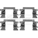 Ремкомплект тормозных колодок BORG & BECK Ford Ranger 6 (T6, TKE) Пикап 3.2 TDCi 4x4 200 л.с. 2011 – 2025 BBK1472 R 5L1WI3 BYPGO0S