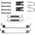 Ремкомплект тормозных колодок BORG & BECK YC4Y 5 BBK6147 2FR98 Ford Fiesta 4 (DX, JA, JB) Хэтчбек 1.8 DI 75 л.с. 2000 – 2002