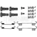 Ремкомплект тормозных колодок BORG & BECK HX 60V0 Mercedes C-Class (S203) 2 Универсал 1.8 C 180 Kompressor (2046) 143 л.с. 2002 – 2007 BBK6248 D5VI4L
